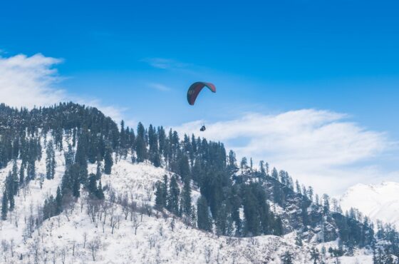 Solang Valley High Fly Paragliding with Ropeway & HD Video Package
